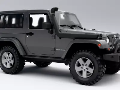 Jeep Wrangler Rubicon 2010 3D model
