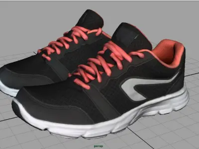 Womens sneakers 3D model