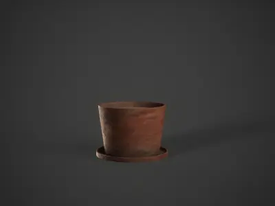 Planters Low-poly 3D model