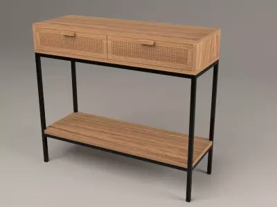 Mueble recibidor esterilla 3D print model
