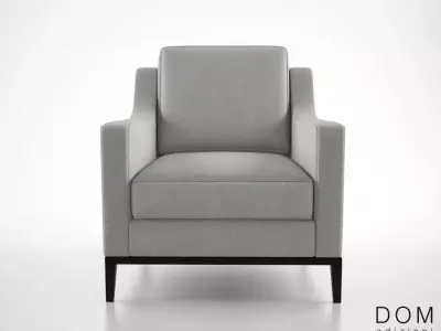 Dom Edizione Cristine small armchair  3D model