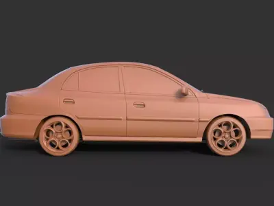 Kia Rio 2006 3D print model