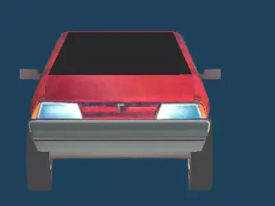 Vaz 2108 Low-poly 3D model