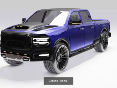 Generic cars 3D Model Pack