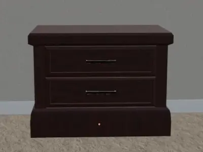 Night Table Free low-poly 3D model