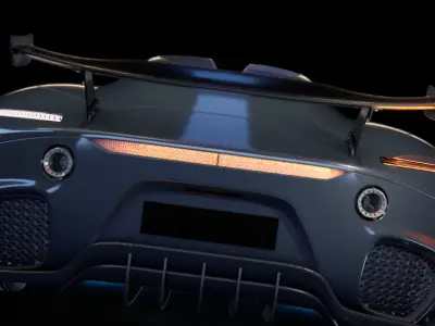 Hybrid 3D Car 3D model