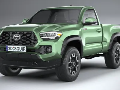 Toyota Tacoma Regular Cab TRD 2020 3D model