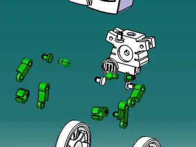 Cute Little Makerbot Mascot Free 3D model