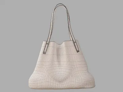 Shopper Handbag Free low-poly 3D model