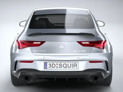 Mercedes-Benz CLA35 AMG 2024 3D model