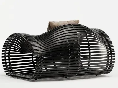 Lolah Easy Armchair 3D model