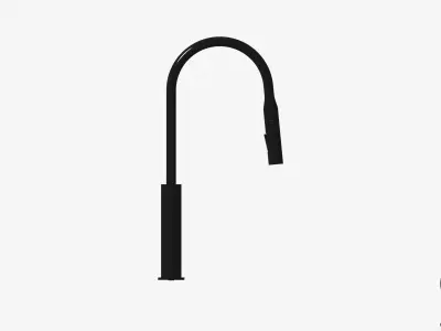Sink Mixer - Luxury - Modern - Pull Out Low-poly 3D model