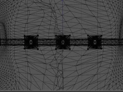 Metal bridge 2 3D model