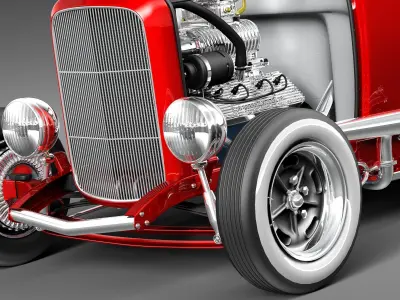 F32 Deuce Coupe 3D model