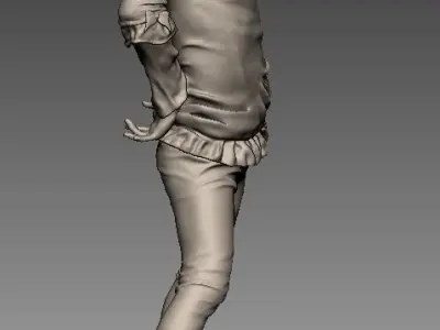 Girl Sculpture 3D print model
