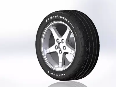 Wheel for scale model of Mk4 1999-2000  3D print model