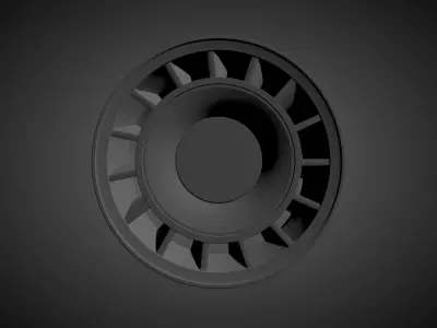 SPEEDLINE CORSE MARACANA scalable and printable rims 3D print model