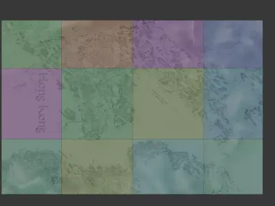 Hong Kong  3D print model