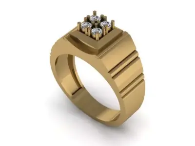 men ring rady to print 3D print model