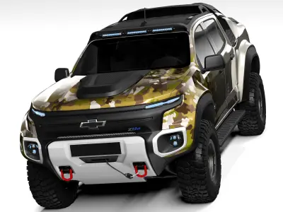 Chevrolet Colorado ZH2 2017 3D model