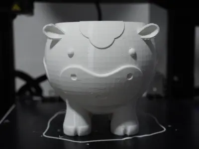 Cow flowerpot 3D print model
