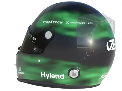 F1 Valtteri Bottas Helmet 2024 3D model