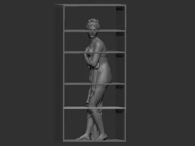 Venus driade bookcase 3D print model