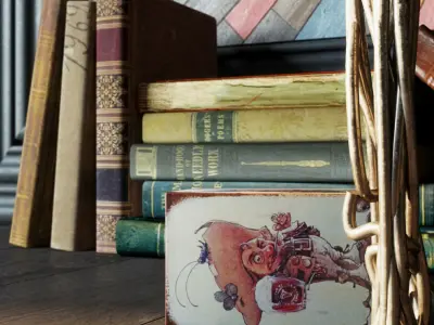 Decoration set Copper Sun 3D model