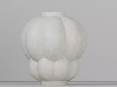 Uva Vase Medium off-white matte 3D model