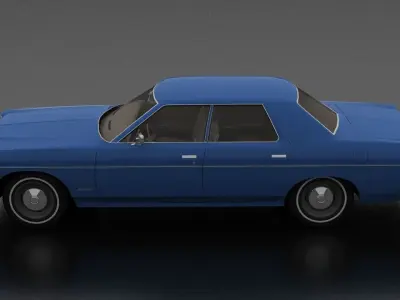 Monterey 4dr 1973 Low-poly 3D model