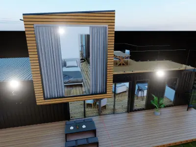 House container Modern- 3D model