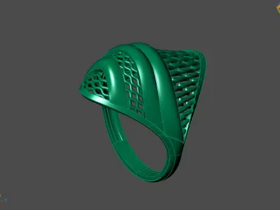 Plain Ring Women Ready STL 3DM Models Womens Rings 3D models 3D print model 28
