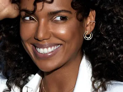 EARRINGS CREOLES MOVE ROMANE PM 3D print model