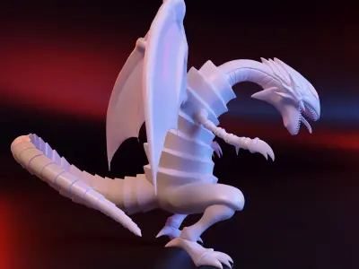 Anime dragon 3D print model