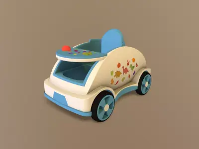 Baby Walker Low-poly 3D model