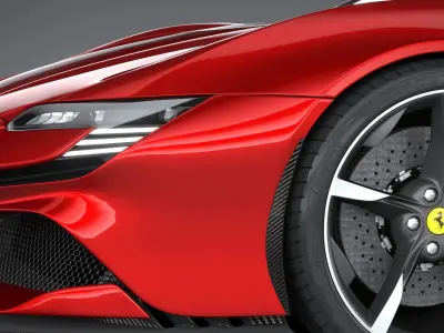 Ferrari SF90 Stradale 2021 3D model