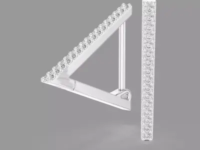  Diamond Hoops 3D print model
