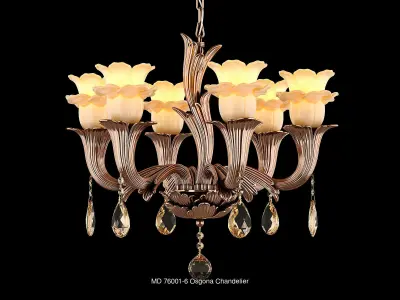 76001 Osgona Collection of Murano Glass Lamps 3D Model Pack