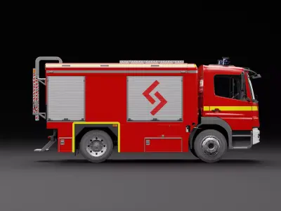 FireTruck Mercedes Atego 3D model