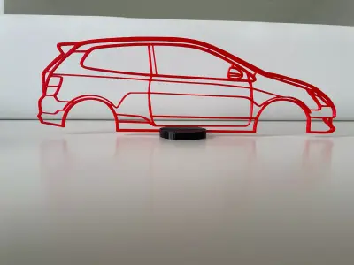 Silhouette Honda Type R EP3 3D print model