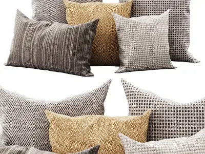 Decorative Pillows v1 3D model