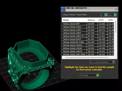 Emerald Regal Signet Ring 3D print model