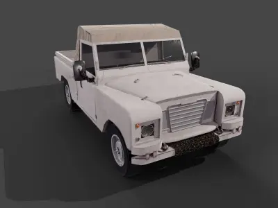 Jeep model Low-poly 3D model