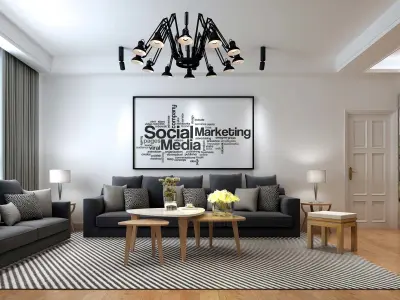 living room Interior  3D model