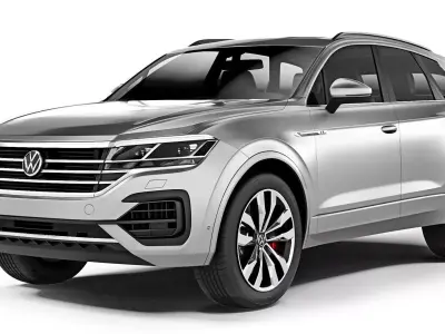 Volkswagen Touareg R-Line 2019 3D model