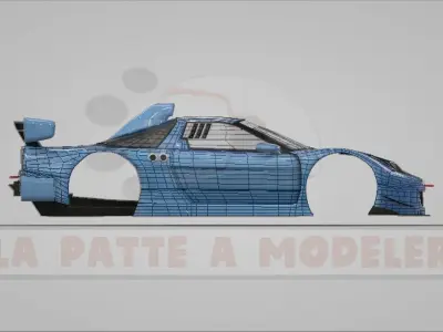 Honda NSX JGTC LPAM 3D model