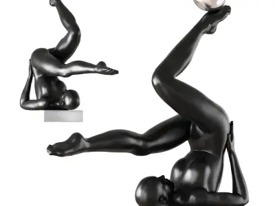 Tickmacrevan Modern Doll Figurine 3D model