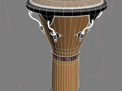 Djembe 3D model