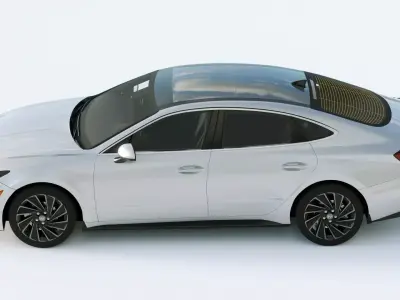 Hyundai Sonata hybrid 2020 3D model