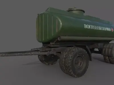 Fuel Trailer 3D model